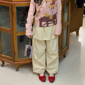 百搭洋气裙裤 花与寻童装 韩版 宽松垂感休闲裤 女童阔腿裤 2026年春款