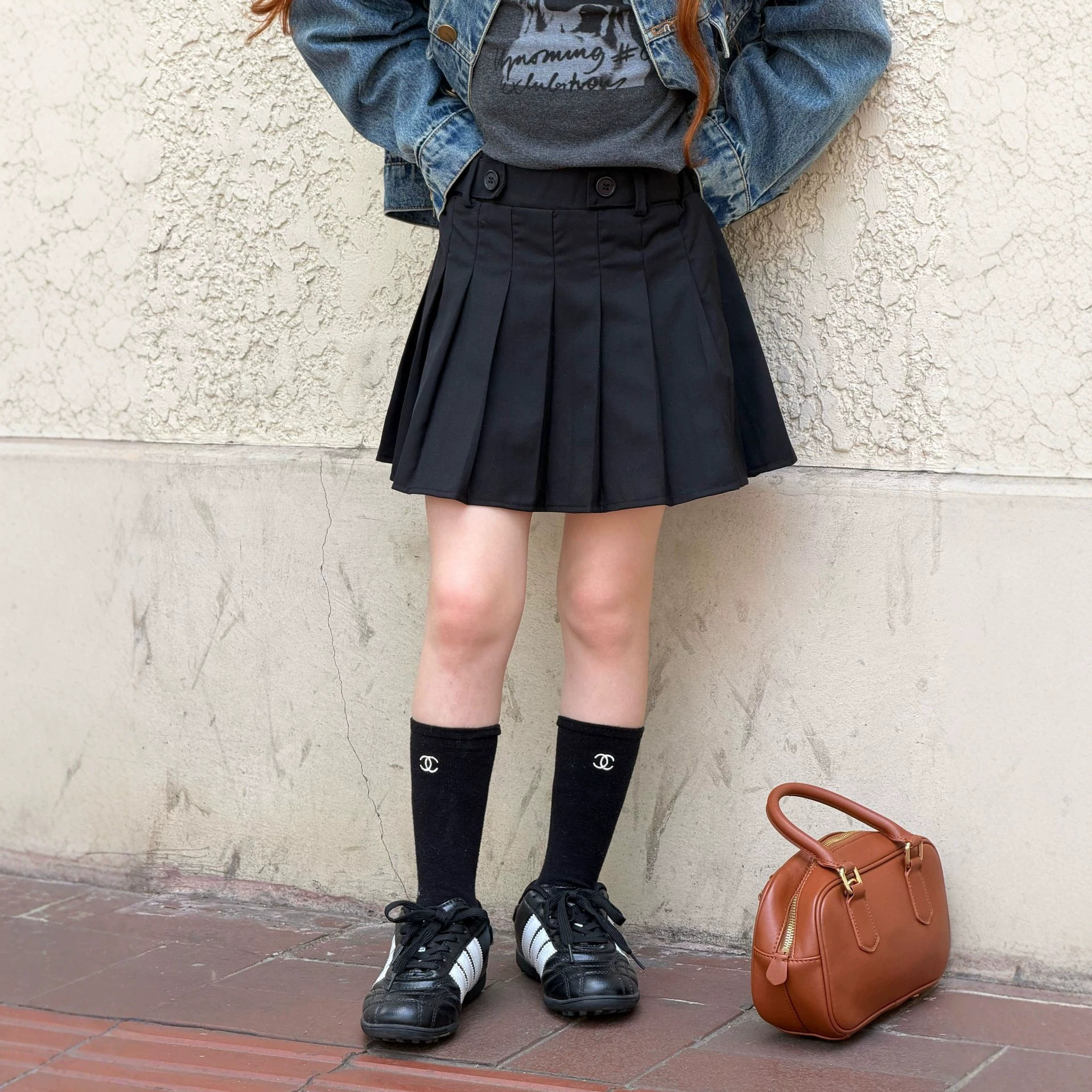 女童百褶裙2026秋季新款百搭儿童jk裙子学院风半身裙短裙防走光潮