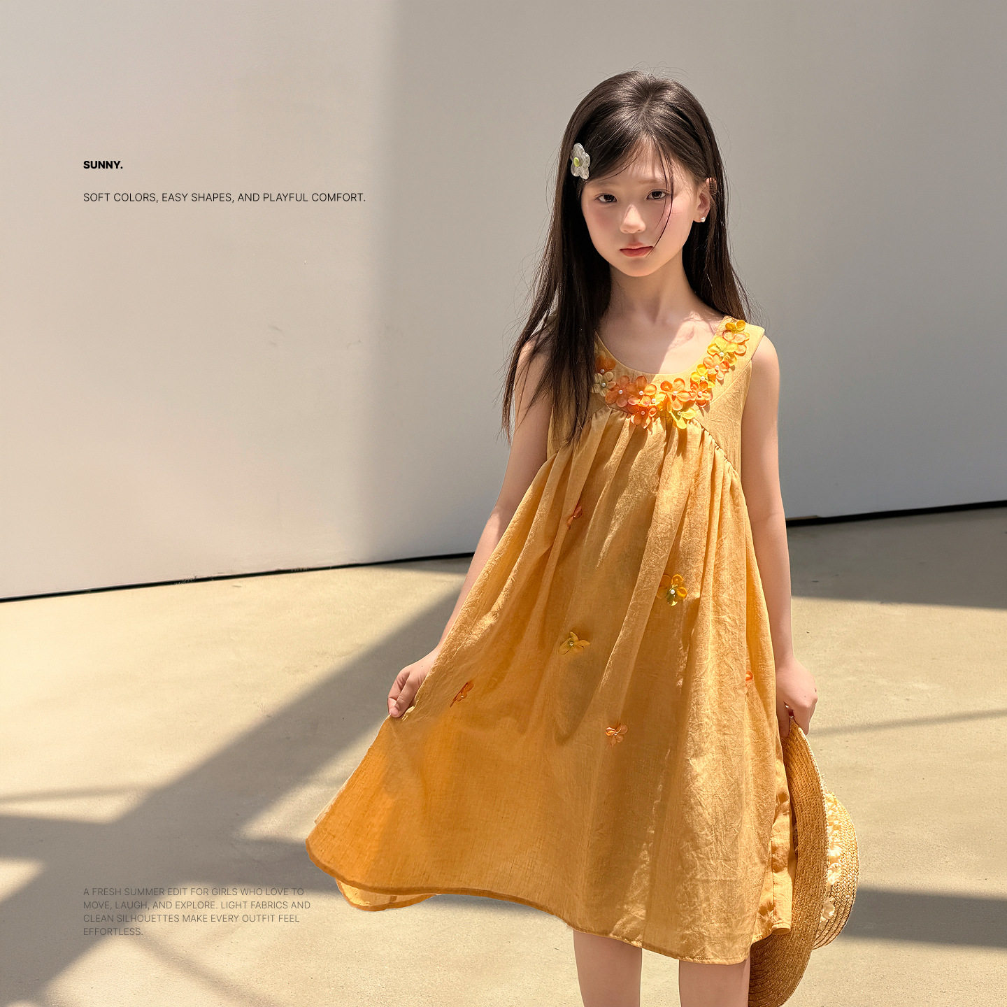 Miaxdx童装女童连衣裙夏季新款洋气甜美公主裙背心裙