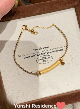 韵饰居~轻奢小香风 虎眼石黑金编织绳 平价上班族百搭手链