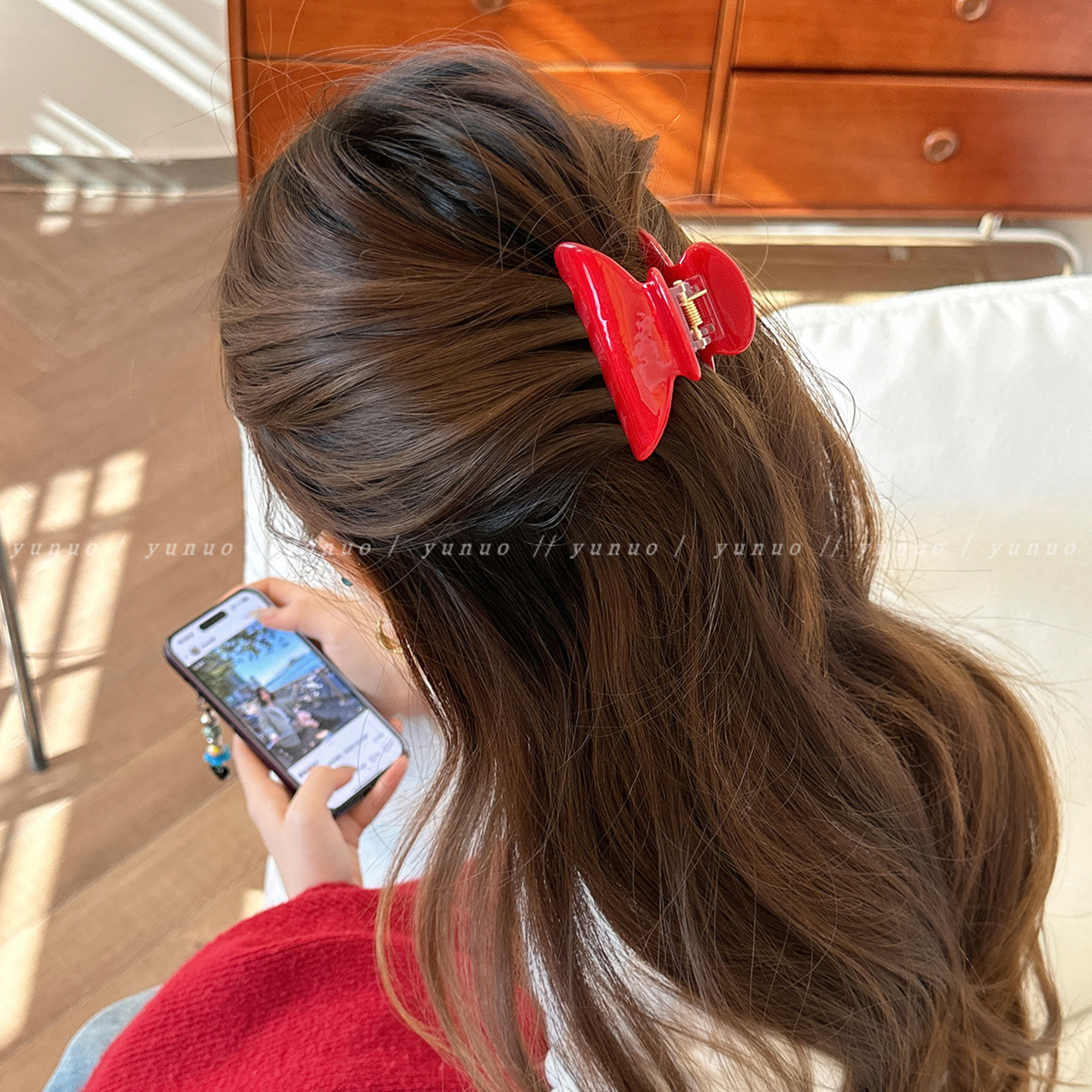 韩系简约百搭半圆半扎发抓夹女2026新款发夹后脑勺高级感鲨鱼夹子,饰品/流行首饰/时尚饰品新,发饰,淘宝优惠券,粉丝福利购,淘宝优惠卷