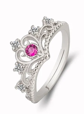 新款复古皇冠一件戒指小巧创意礼品韩版女士钻戒饰品手饰