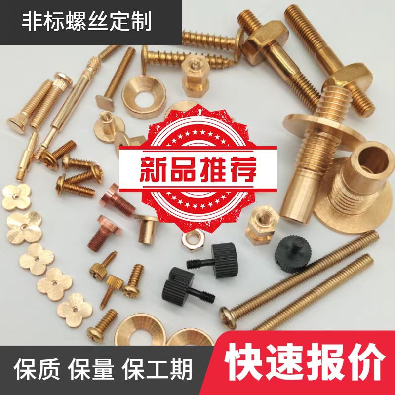 非标螺丝螺母定制加工车床异形内六角不锈钢高强度螺杆螺栓订做