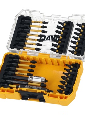 得伟DT70732T 电动起子头钻头抗冲击批头磁圈延长杆套装37件