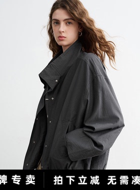 「New! 新品尝鲜」初语TOYOUTH立领挺括宽松休闲工装风夹克外套