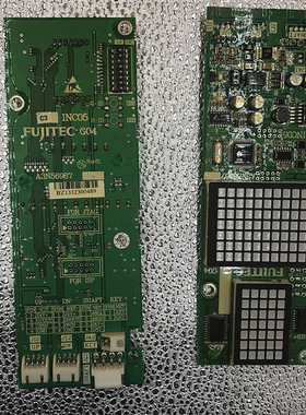 FUJITEC华升富士达电梯外呼显示板G04/INC05背面插口A3N56967全新