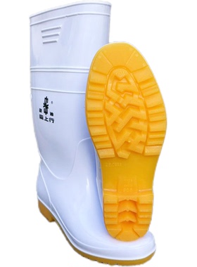 浩特陇上行耐油靴高筒大码白色食品卫生靴雨靴水鞋耐酸碱油910B