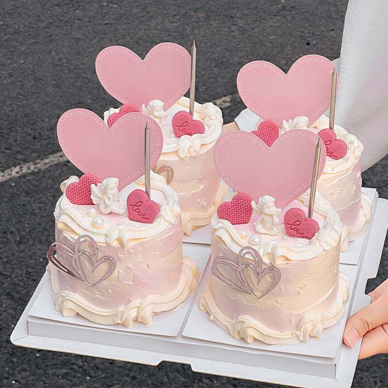 网红2.14情人节蛋糕装饰爱神丘比特摆件情侣我爱你爱心卡片插件,节庆用品/礼品,蛋糕/烘焙装饰用品,淘宝优惠券,粉丝福利购,淘宝优惠卷