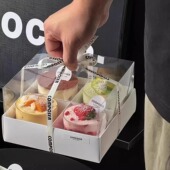 网红46宫格女神春游野餐盒蛋糕装 盒 饰下午茶外带打包盒甜品台包装