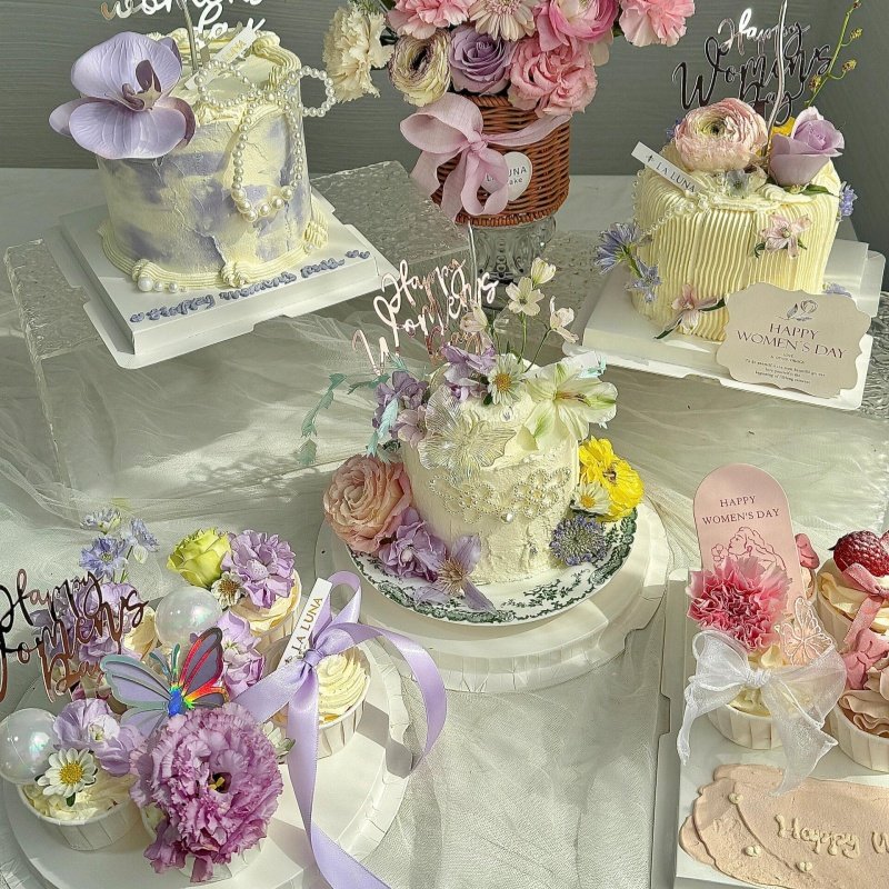 网红38女神节蝴蝶兰蛋糕装饰插件三八妇女节女王节快乐亚克力插牌,节庆用品/礼品,蛋糕/烘焙装饰用品,淘宝优惠券,粉丝福利购,淘宝优惠卷