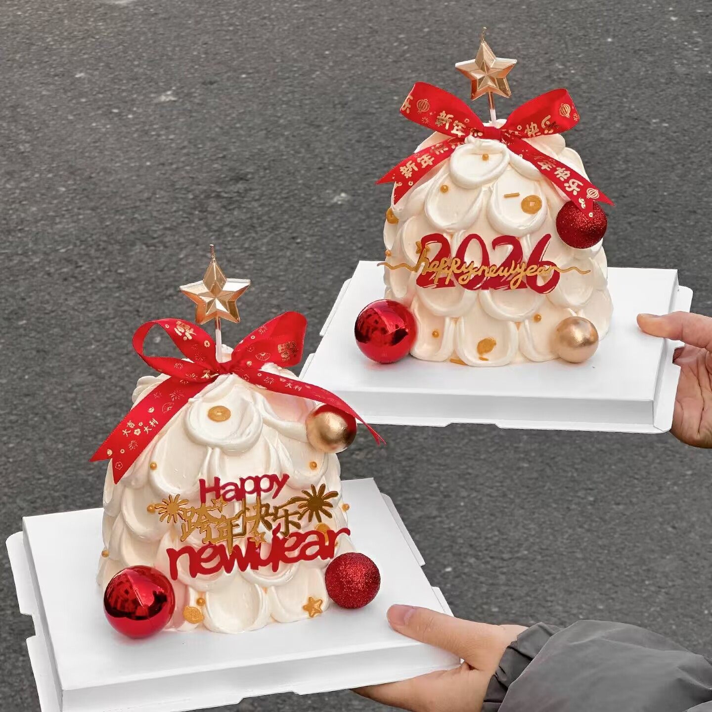 新年许愿树造型蛋糕装饰五角星蜡烛插件2026新年快乐亚克力插件,节庆用品/礼品,节日装扮用品,淘宝优惠券,粉丝福利购,淘宝优惠卷
