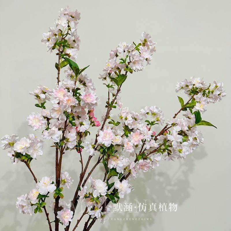 默涵高档仿真樱花客厅餐桌花艺假花摆件插花场景装饰花摆设春色,家居饰品,仿真花/假花,淘宝优惠券,粉丝福利购,淘宝优惠卷