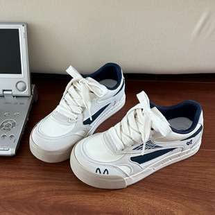 女款 厚底复古德训鞋 2025新款 透气百搭chic小白鞋 夏季 春日商店板鞋