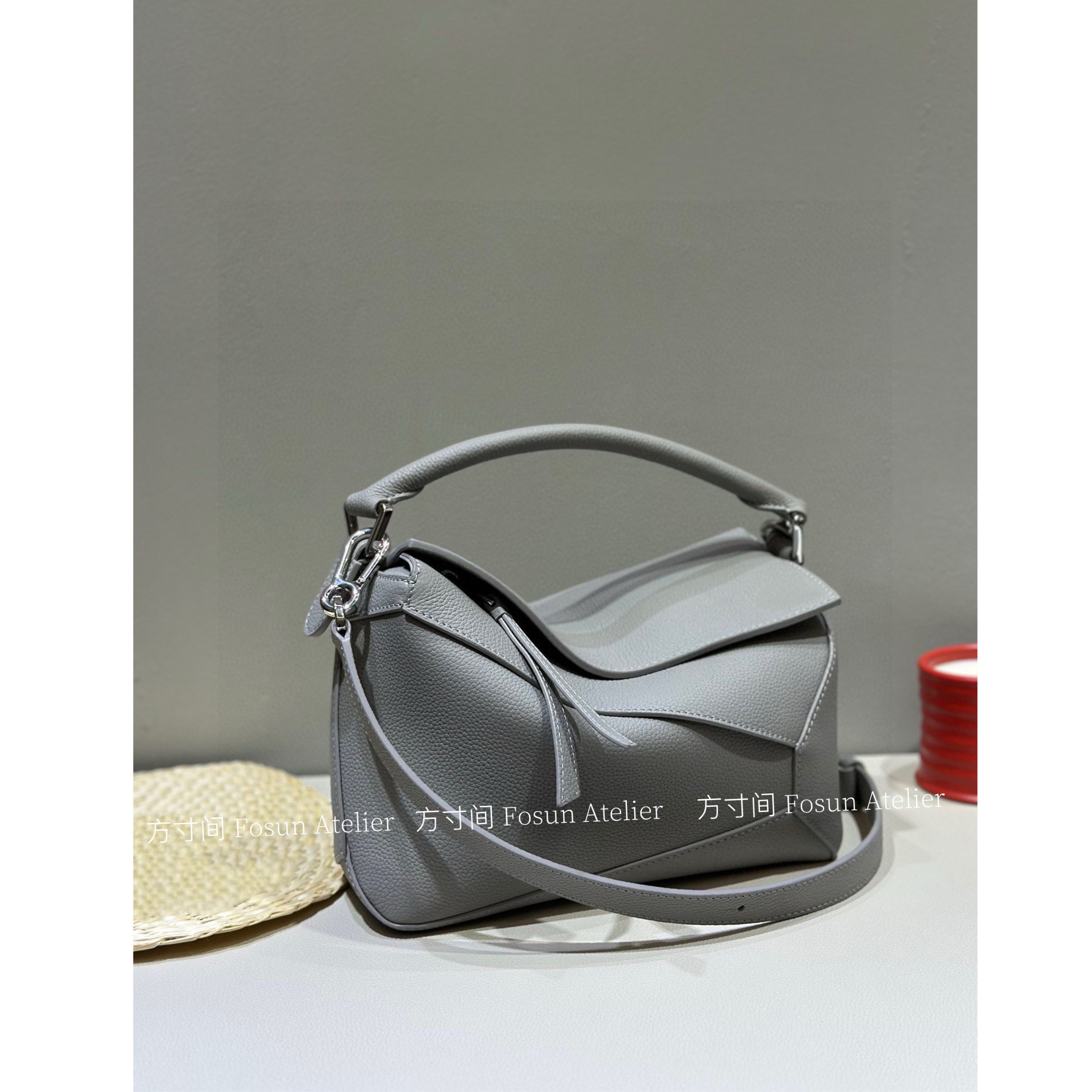 CFITZWNKZWTF  2025新款几何包 mini拼接单肩枕头包 大容量女包