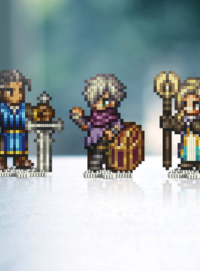 八方旅人周边像素手办桌面橱窗装饰摆件创意礼物歧路旅人switch