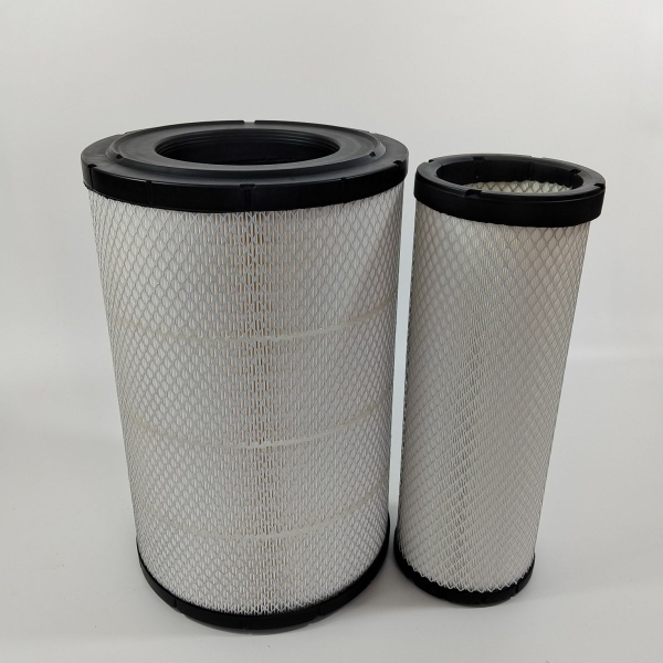 3046空气滤芯适用福田戴姆勒欧曼GTL能版陕汽德龙K3046PU3047空滤