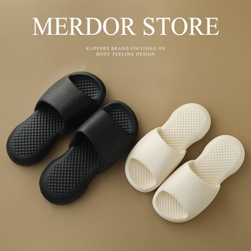 merdor情侣EVA厚底踩屎感拖鞋