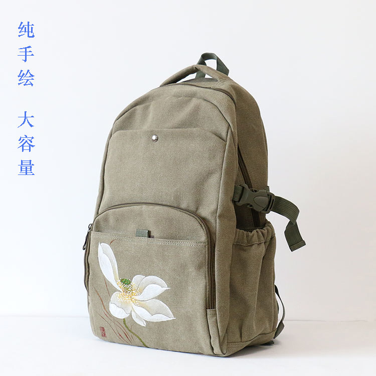 19年新款手绘大容量休闲旅游包