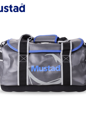Mustad慕斯达MB015船钓包24寸船用多功能PVC材质渔具包便携钓鱼包