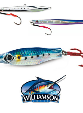 乐伯乐旗下非洲WILLIAMSON铁板 路亚鱼饵荧光拖钓饵 南油深海船钓