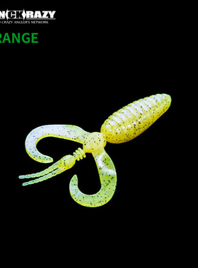 日本醉狂DRANCKRAZY虾形软饵DERANGE鳜鱼鲈鱼软虫饵黑坑路亚假饵