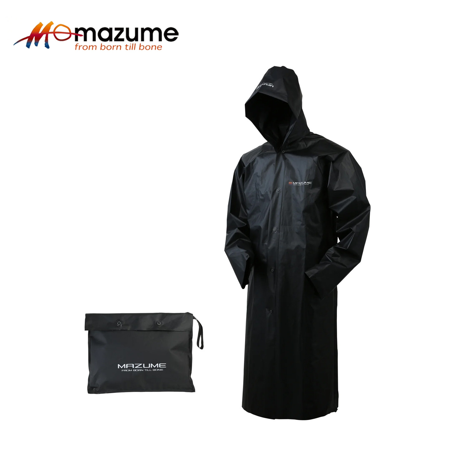 Mazume妈祖美钓鱼服雨衣Mzrj-818路亚户外加厚长款全身防暴雨便携