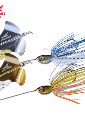 飞蚂蚁水面系拖拉机噪音铅头钩胡须佬JIG竞技饵鲈鱼翘嘴路亚假饵