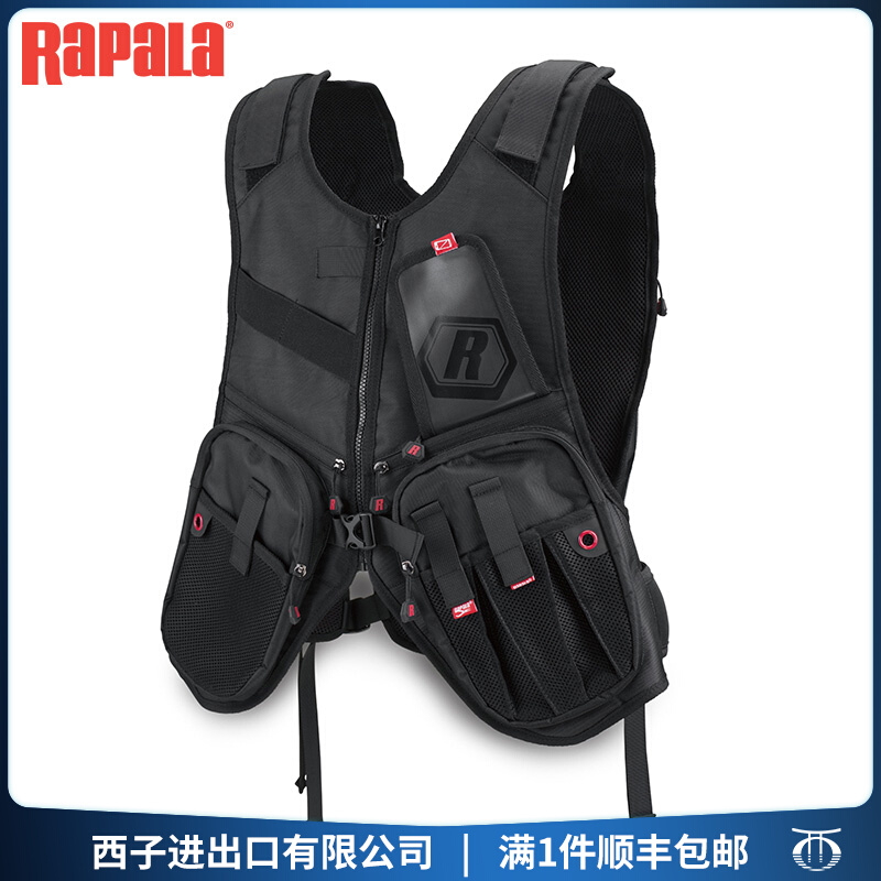 芬兰apa乐g伯乐【钓鱼马甲】一体式背包 多功能钓鱼服 新款渔具