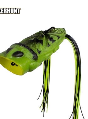 美国浪刻Lunker黑鱼蝉型Popping Bug远投水面路亚假饵野钓波爬