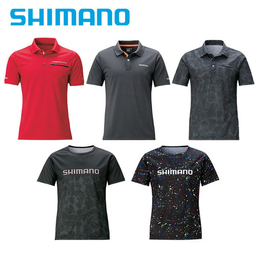 禧玛诺shimano短袖t恤吸水钓鱼服
