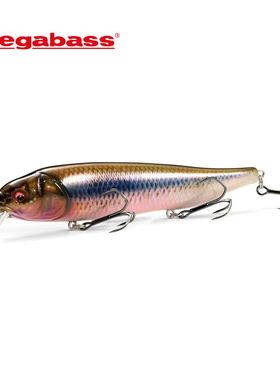 MEGABASS浮水米诺LATES Feeding Woofer水面系濒死鱼路亚假饵海钓