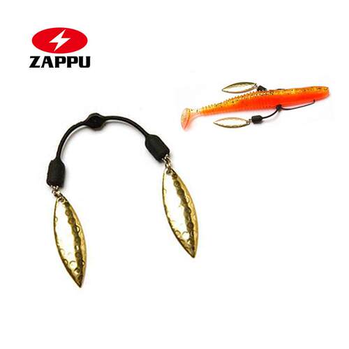 日本zappu扎普旋转亮片淡水通杀翘嘴野钓鱼饵路亚假饵瓜鱼子防挂
