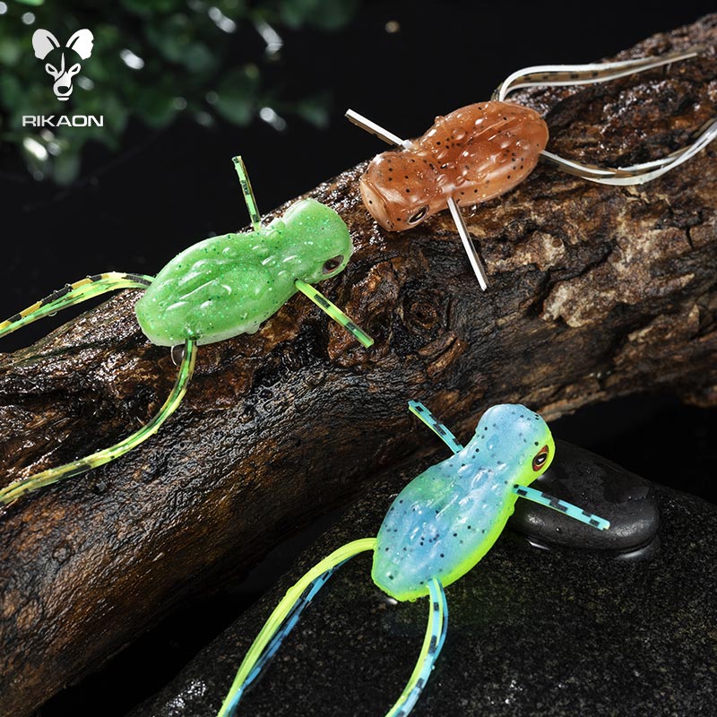 RIKAON野犬波犽雷蛙浮水路亚软饵