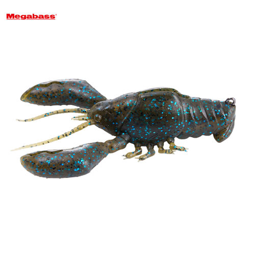 日本MEGABASS虾型软饵DARK SLEEPER路亚假饵竞技软饵鲈鱼鳜鱼龙虾