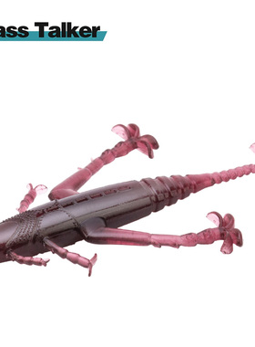 鲈语者BassTalker碟尾鱼2.7浮水虾软饵路亚假饵黑坑野钓鲈鱼鳜鱼