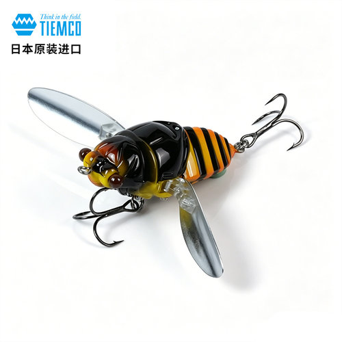 TIEMCO昆虫路亚饵翘嘴鲈鱼假饵