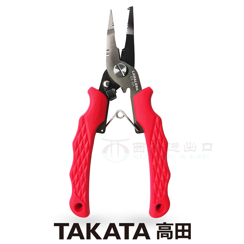 高田TAKATA精锻多功能GT-101/2/7淡海水路亚钳摘钩剪线工具钓鱼钳 户外/登山/野营/旅行用品 路亚钳 原图主图