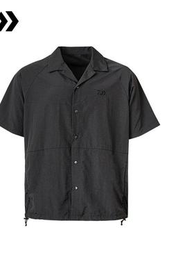 DAIWA达瓦宽松休闲短袖衬衫DE-5124CS百搭宽松舒适速干钓鱼服