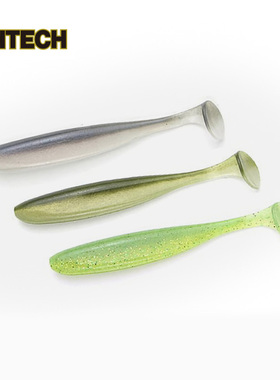 日本进口KEITECH路亚软饵EASY SHINER软虫K牌T尾鱼黑坑鲈鱼假鱼饵