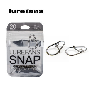 大河奔流强力路亚别针snap垂钓配件 一包20个 别针S号M号铁板渔具