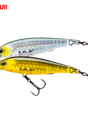 日本友祝YO-ZURI远投浮水米诺3D棱镜R1436硬饵翘嘴鲈鱼饵路亚假饵