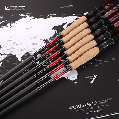 路亚竿日本太沃克CRIMSON