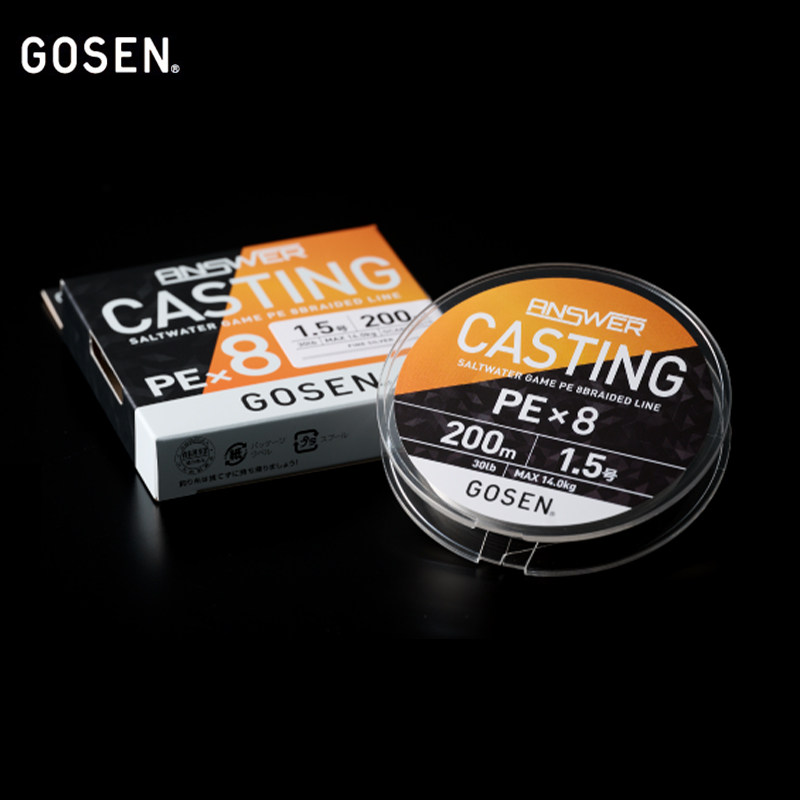 GOSEN高森8编PE耐磨路亚鱼线图片