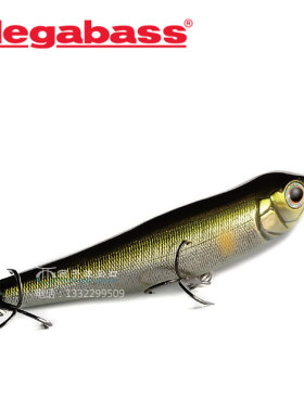 日本原装进口路亚饵Megabass浮水铅笔DOG-X Jr水面系遛狗鲈鱼硬饵