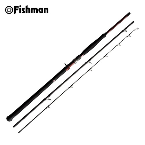日本Fishman超远投便携多节竿