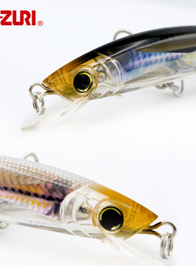 日本友祝YO-ZURI米诺3D棱镜折光路亚假饵进口仿生饵鳡鱼翘嘴硬饵