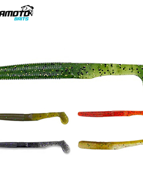 YAMAMOTO面条虫T尾软饵软虫SWIMMING SENKO德州wacky钓组路亚假饵