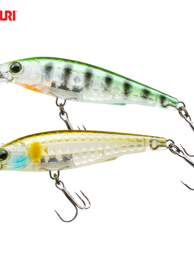 日本YO-ZURI友祝R1437抽停米诺3D棱镜悬停饵翘嘴鲈鱼饵路亚饵假饵