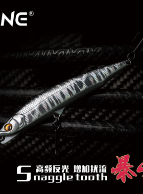 DNE去路亚暴牙沉水铅笔鱼饵远投硬饵翘嘴海鲈颤沉路亚假饵