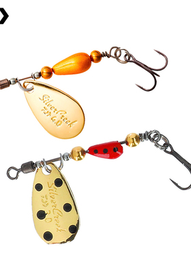 DAIWA达瓦银溪飞旋旋转金属亮片SILVER CREEK溪流微物马口路亚饵